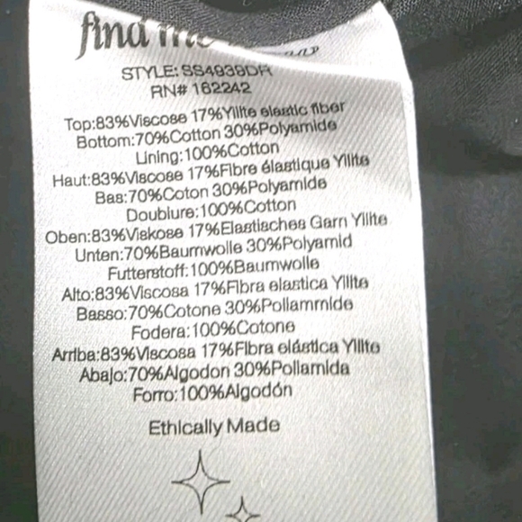 Free People Find Me Now Mix Media Drop Waist Black MidiDress Sleeveless Size: L - Picture 8 of 11